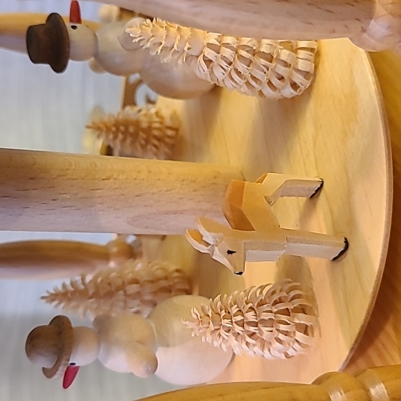 Pyramid 2-story baroque fence, snowmen - Picture 4 of 11